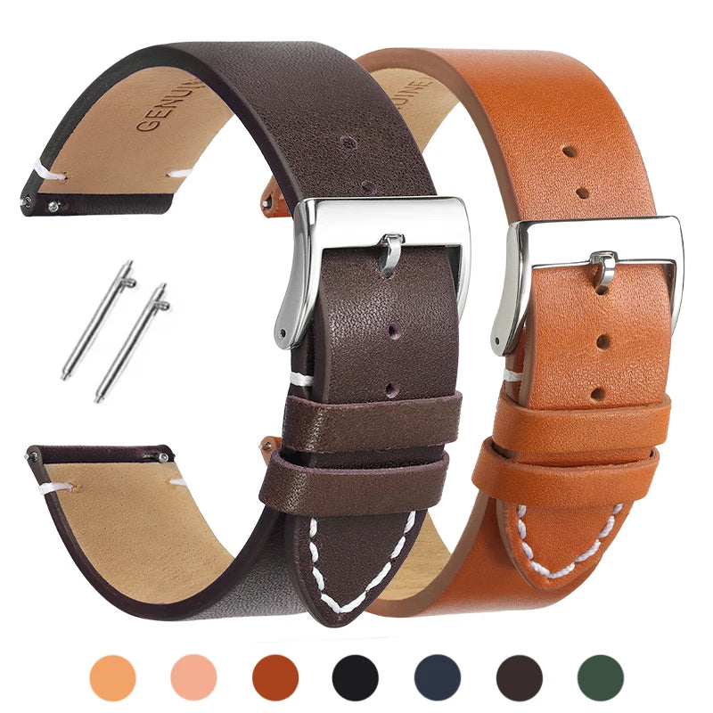 CowLost | product_id-hqstrap-handmade-genuine-leather-quick-release-vintage-watchband-16-24mm-unisex |8
