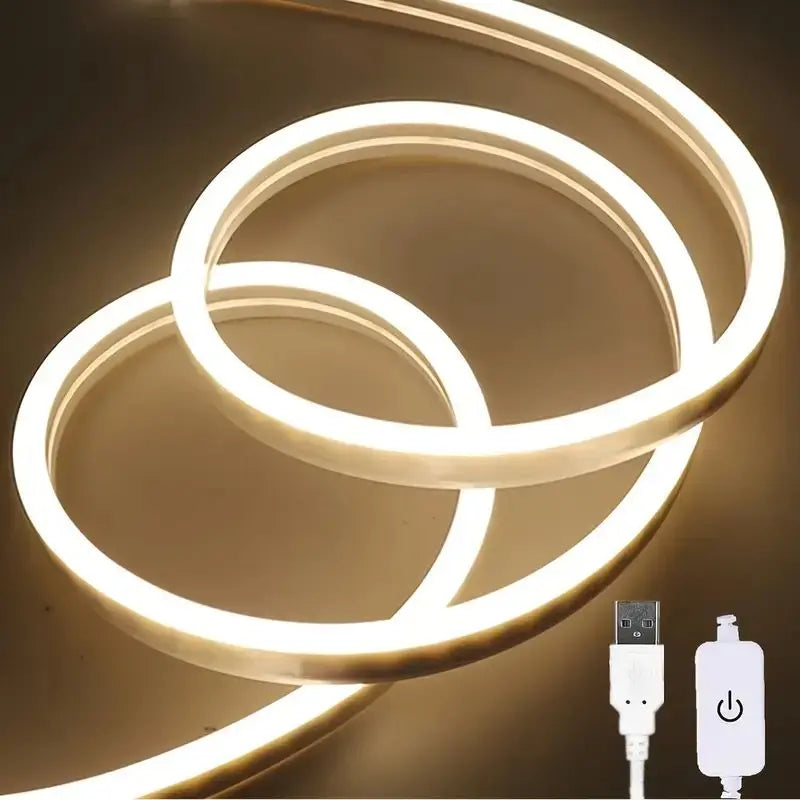 CowLost | light-ropes-strings-product_id-touch-sensor-5v-usb-dimmable-waterproof-led-neon-strip-light-flexible-silicone-backlight |9