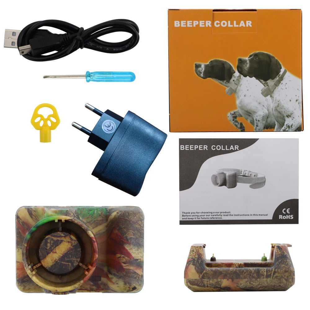 Rechargeable Waterproof Hunting Dog Beeper Training Collar