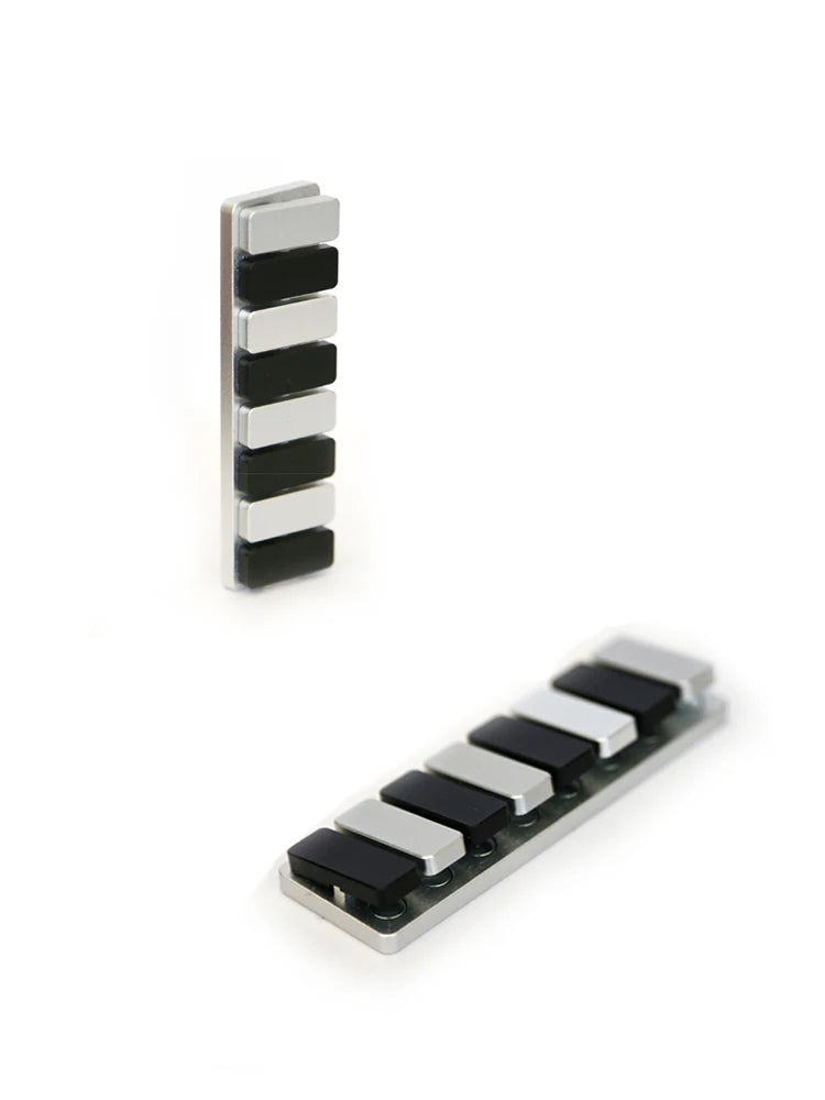 CowLost | product_id-piano-keys-8-key-aluminum-alloy-edc-fidget-slider-stress-relief-toy-gift |7