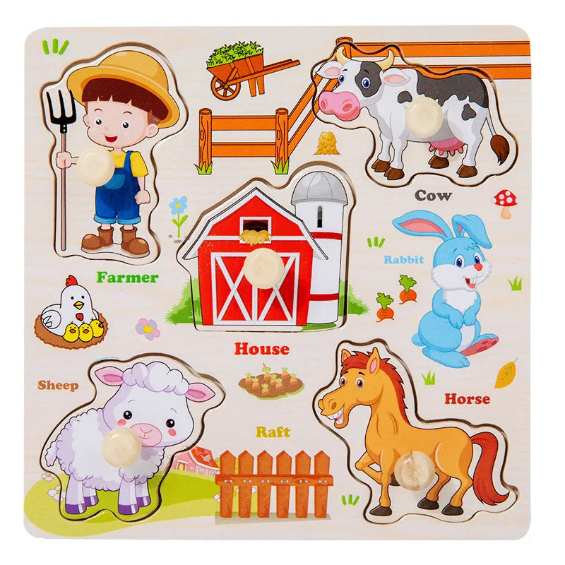 CowLost | fencing-barriers-montessori-baby-wooden-puzzles-1-3-years-educational-toys |37