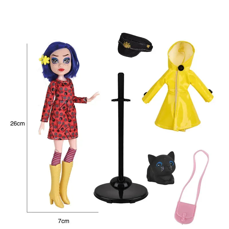 CowLost | product_id-ghost-mom-caroline-raincoat-edition-pvc-handmade-doll-gift-for-girls |7