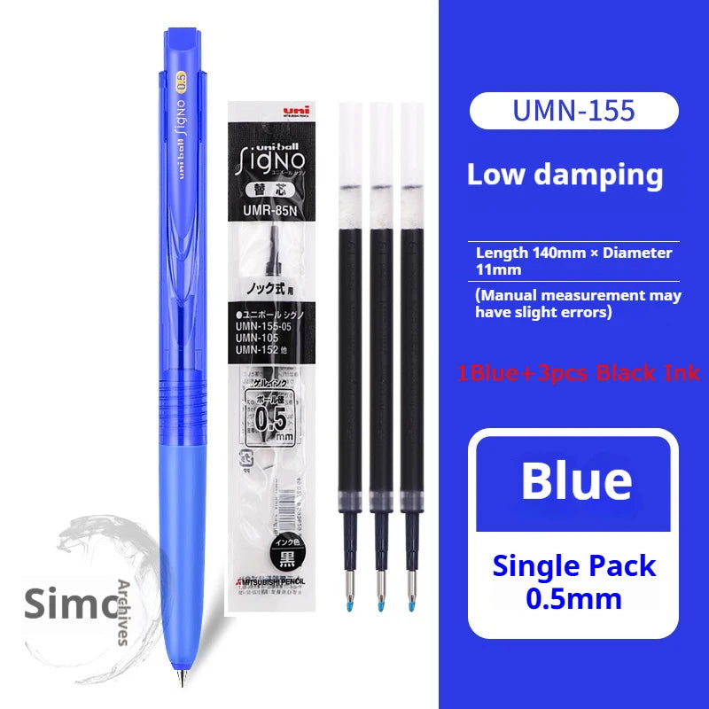 CowLost | product_id-mitsubishi-uni-signo-umn155-gel-pen-0-38-0-5mm-black-red-blue-quick-dry-smooth-low-friction |31