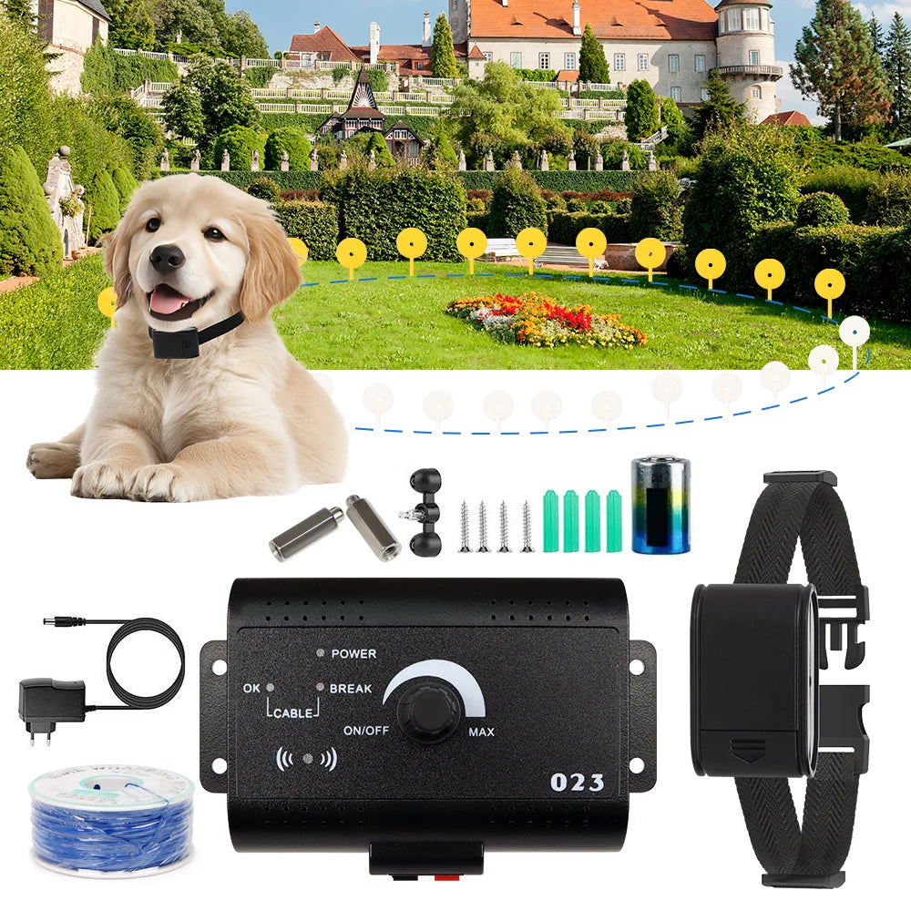 HT-023 Rechargeable Electronic Dog Fence & Training Collar System