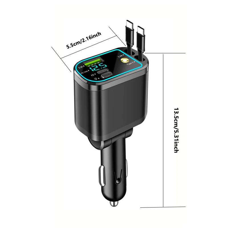 CowLost | product_id-one-to-five-vehicle-mobile-phone-charger-with-super-fast-charging-and-ambient-starry-light |12