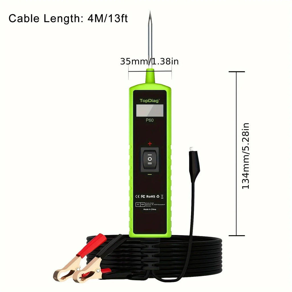 CowLost | electric-vehicle-ev-parts-accessories-topdiag-p60-automotive-circuit-tester-with-lcd-display-and-flashlight-6-30v-dc |3