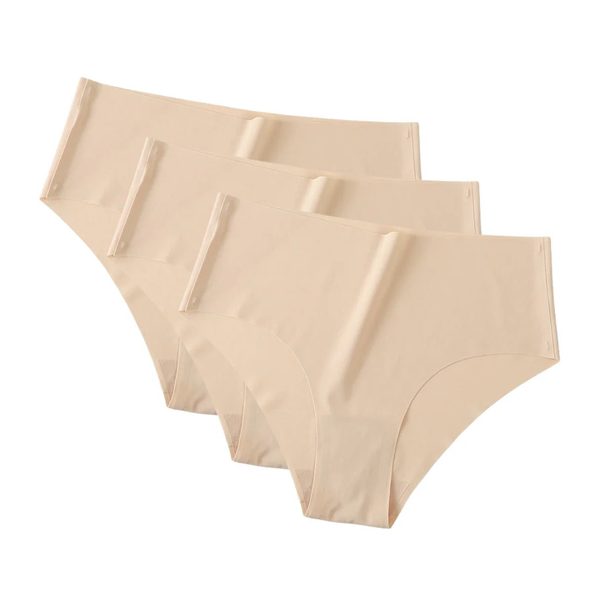 CowLost | product_id-3pcs-women-high-waist-seamless-breathable-ice-silk-stretch-panties-xs-xl |15