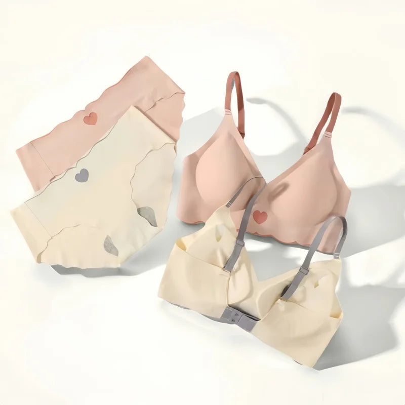 CowLost | product_id-women-push-up-wirefree-bra-and-low-waist-panties-set-comfortable-lingerie |2