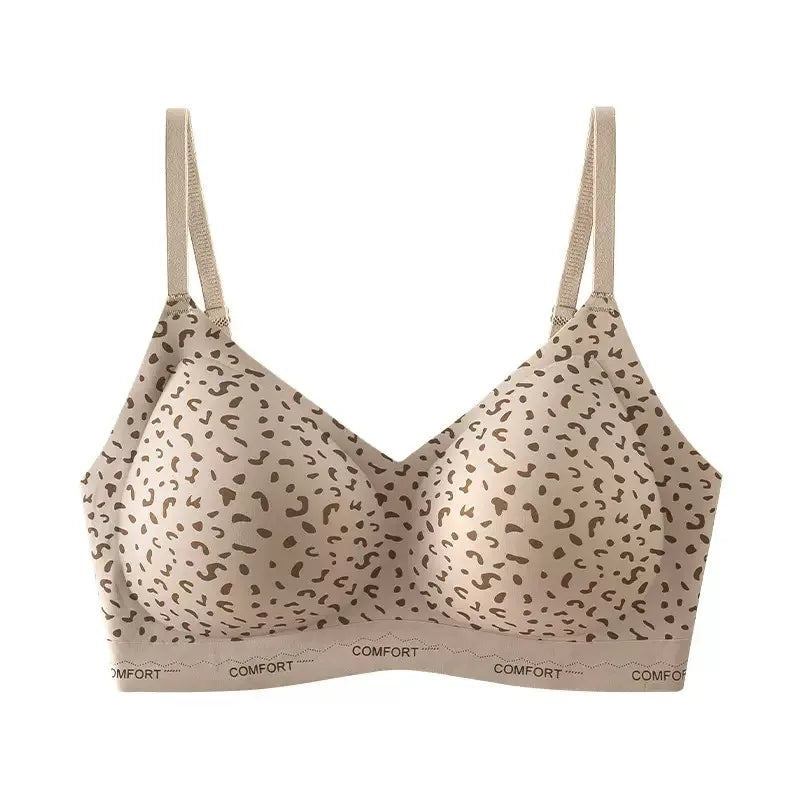 CowLost | product_id-leopard-print-wireless-push-up-bra-with-stylish-back-for-women |10