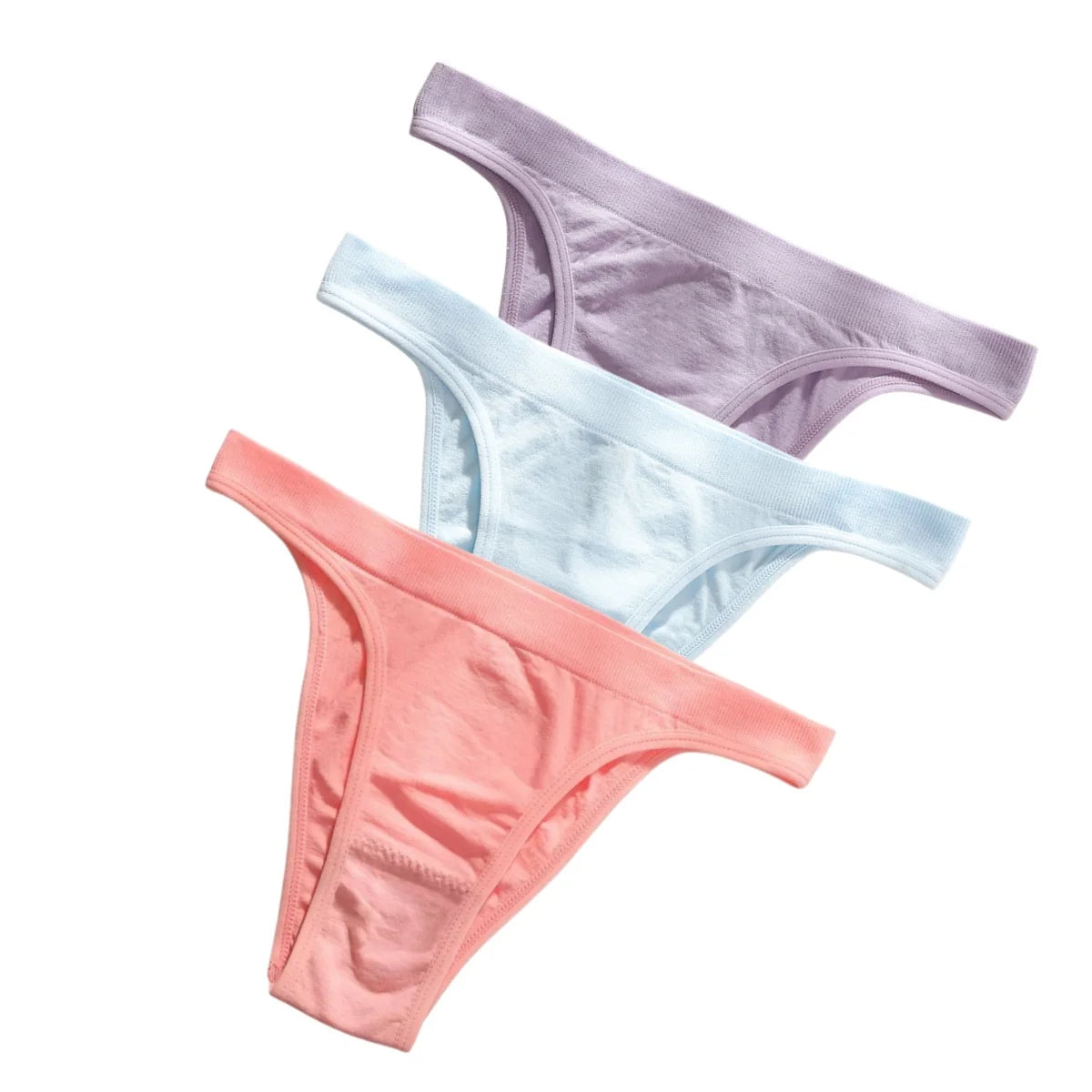 CowLost | product_id-3pcs-women-s-high-rise-seamless-brazilian-stretch-panties-m-l |26