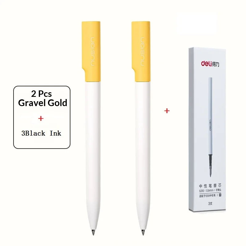 CowLost | product_id-deli-nusign-0-5mm-rotating-gel-pen-silent-smudge-proof-ink-minimalist-professional-writing-pen-for-exams-and-notes |19