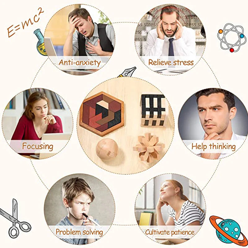 CowLost | product_id-3pcs-luban-lock-wooden-puzzle-brain-teasers-iq-test-educational-mind-games-for-adults-kids |7