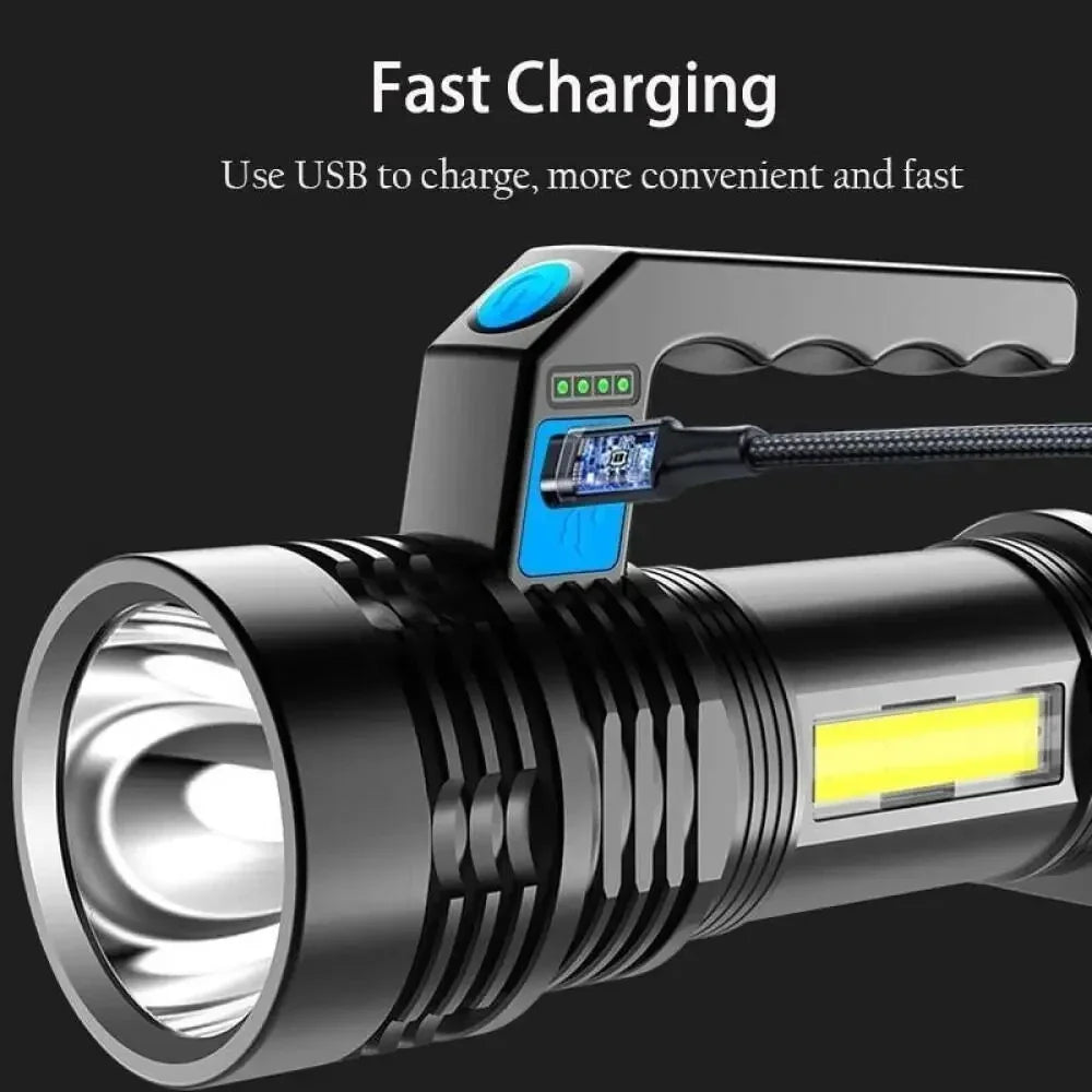 CowLost | product_id-ggbingo-usb-rechargeable-waterproof-led-flashlight-2km-for-fishing-hunting-camping |9