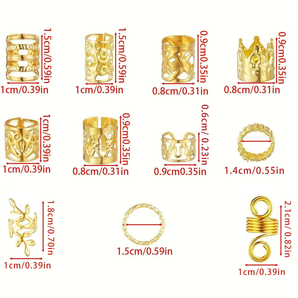 CowLost | 280pcs-alloy-hair-accessories-set |3
