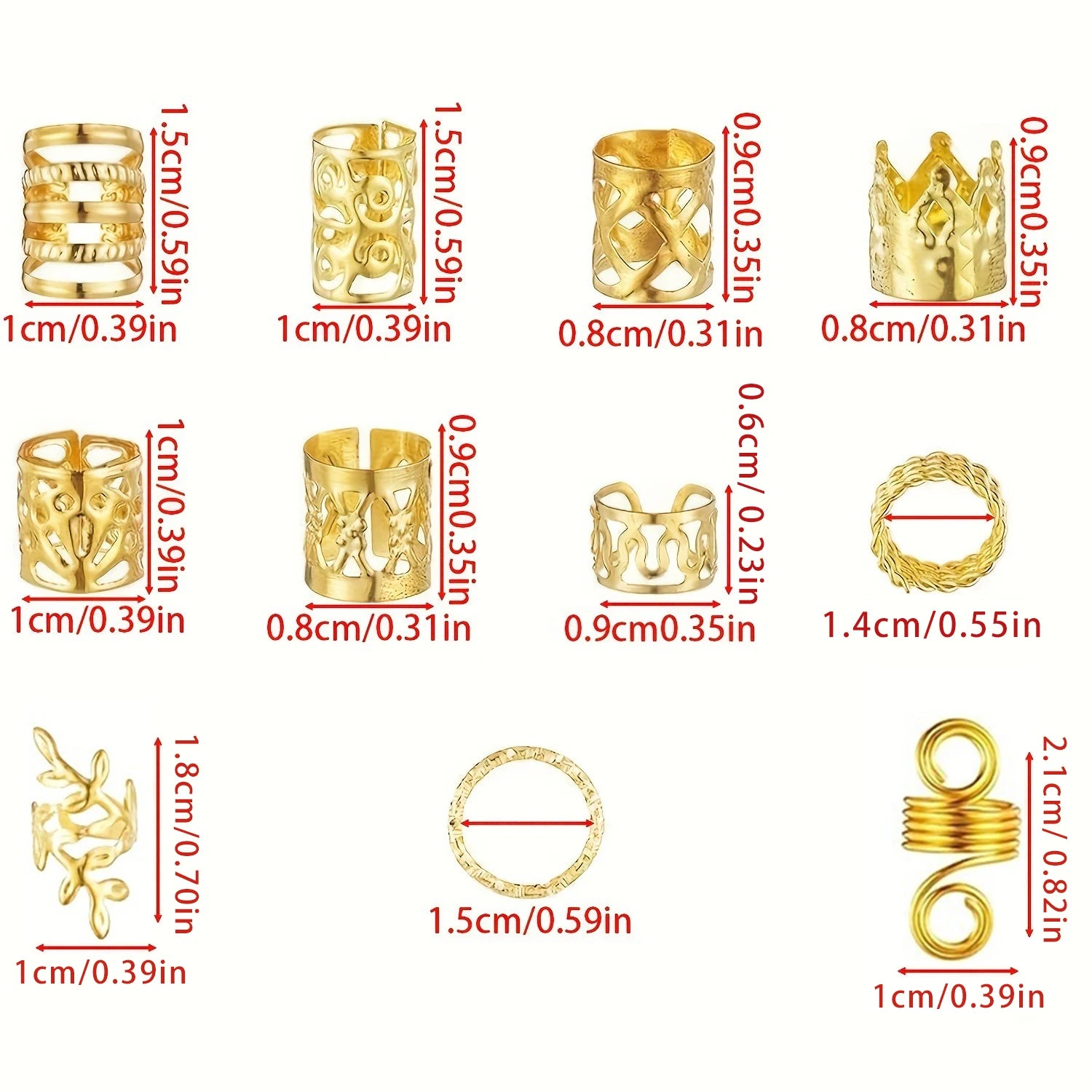 CowLost | 280pcs-alloy-hair-accessories-set |3