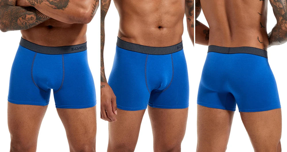 CowLost | activewear-pants-4pcs-mens-cotton-boxer-underpants |16