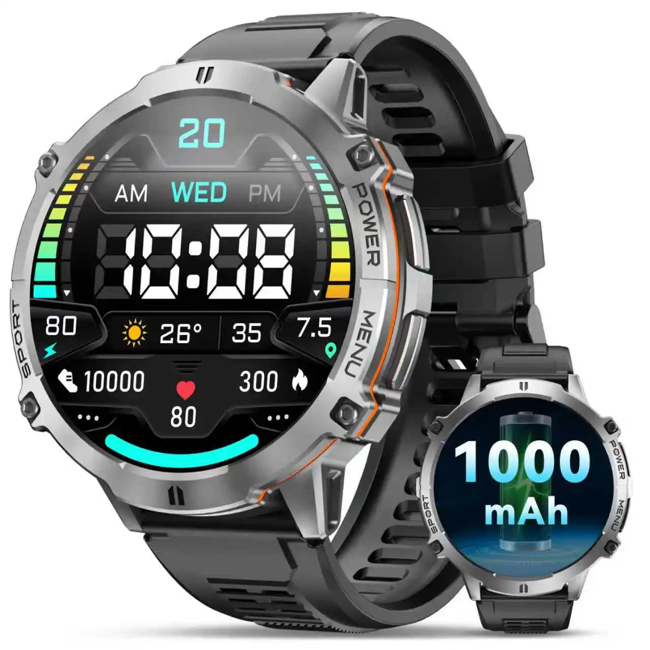 CowLost | oukitel-bt13-smartwatch-for-men-1-73-amoled-1000mah |1