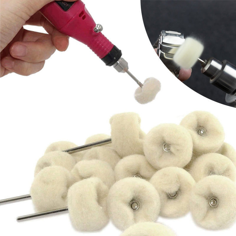 CowLost | product_id-3-10pcs-mini-wool-polishing-buffing-wheels-3mm-shank-rotary-drill-abrasive-tool |7