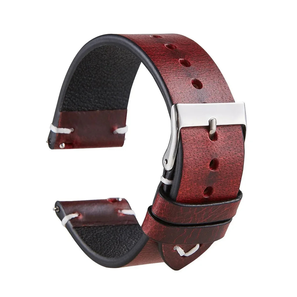 CowLost | product_id-vintage-oil-wax-cowhide-leather-watchband-for-seiko-18-22mm-quick-release-waterproof-strap |18