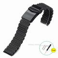 CowLost | product_id-stainless-steel-shark-mesh-watchband-for-seiko-18-22mm-adjustable-diving-buckle |16