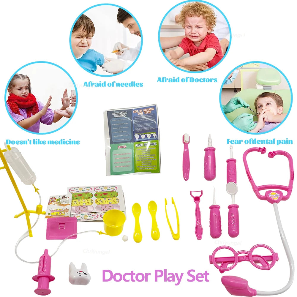 CowLost | product_id-doctor-play-set-30pcs-educational-medical-dentist-toys-gift-for-kids-3-6y |3