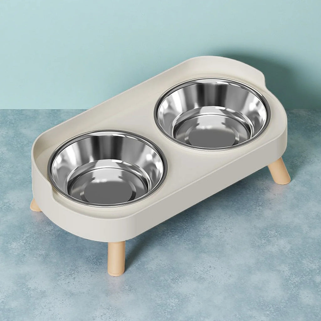 CowLost | product_id-dopamine-elevated-pet-feeder-with-dual-stainless-steel-bowls-and-neck-support |14