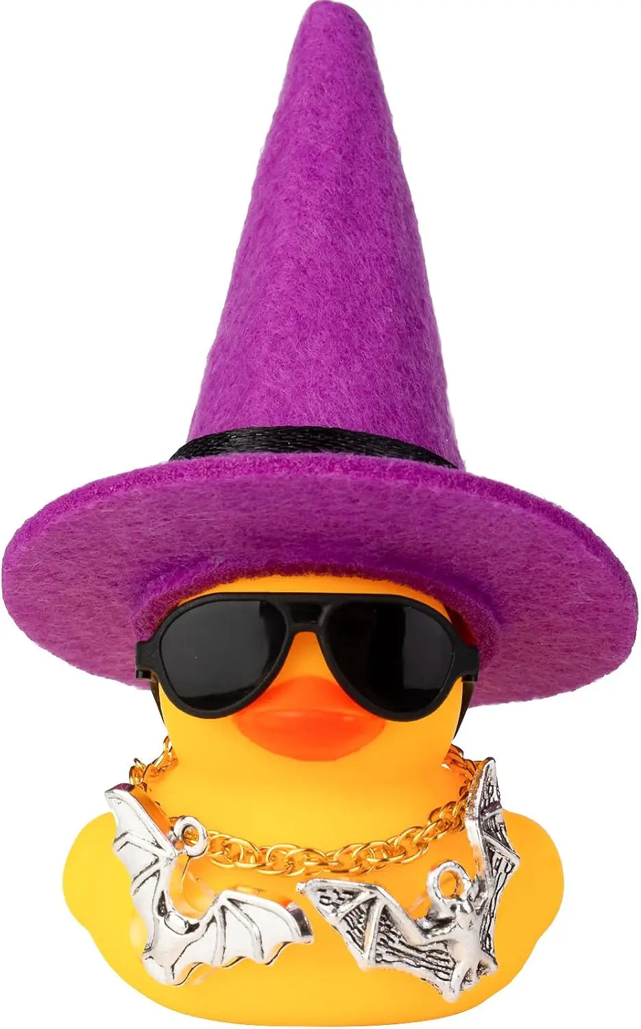 CowLost | product_id-halloween-car-rubber-duck-dashboard-ornament-with-witch-hat-and-sunglasses |13