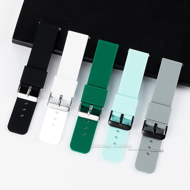 CowLost | product_id-quick-release-waterproof-silicone-watchband-14-24mm-with-polished-buckle-unisex-sports-strap |4