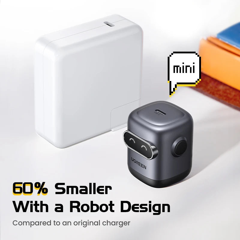 CowLost | ugreen-30w-gan-charger-2nd-gen-robot-qc4-0-3-0-pps-pd3-0-fast-charger |2
