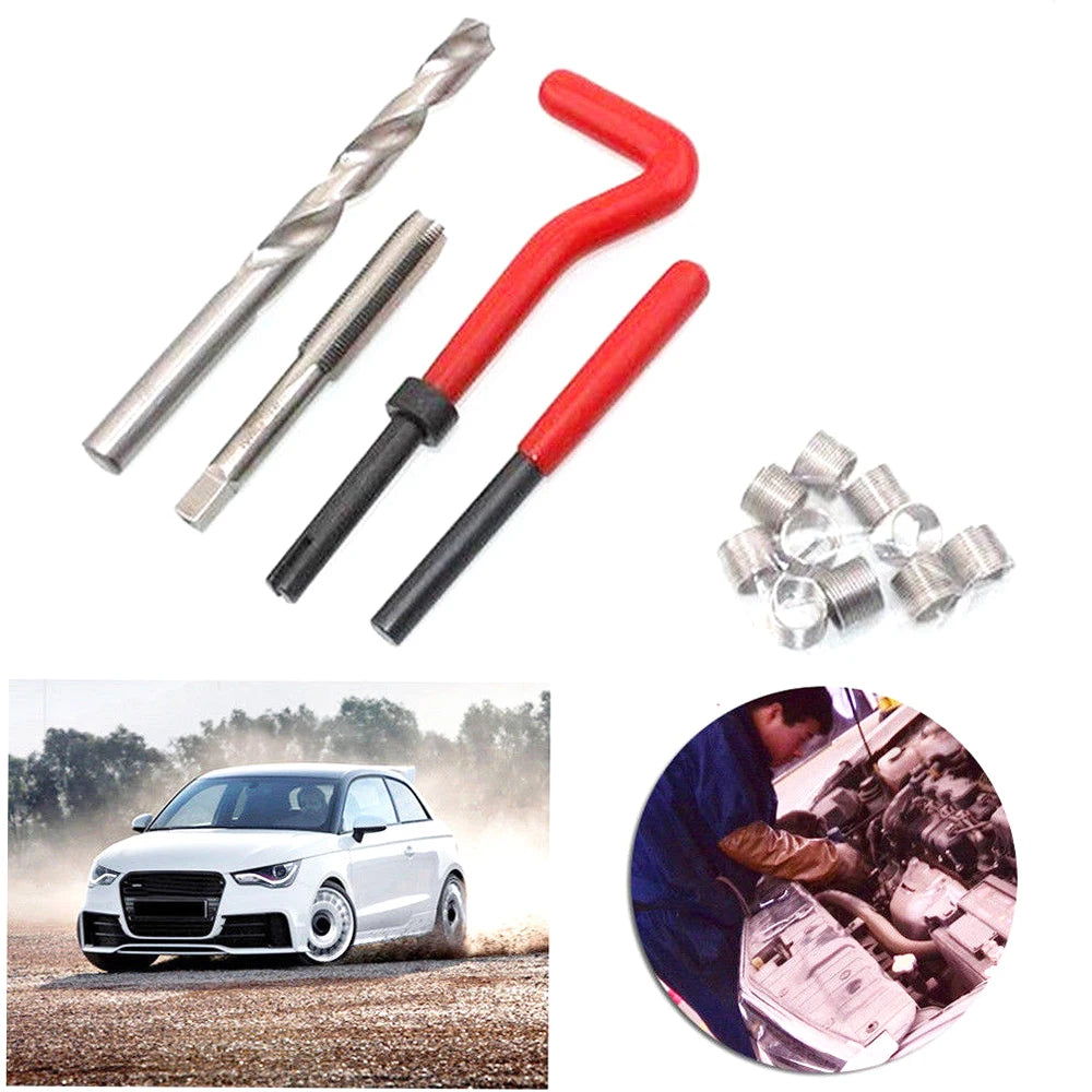 CowLost | product_id-15pcs-metric-helicoil-thread-repair-kit-m5-m14-m12x1-5-for-car-coil-tools |49