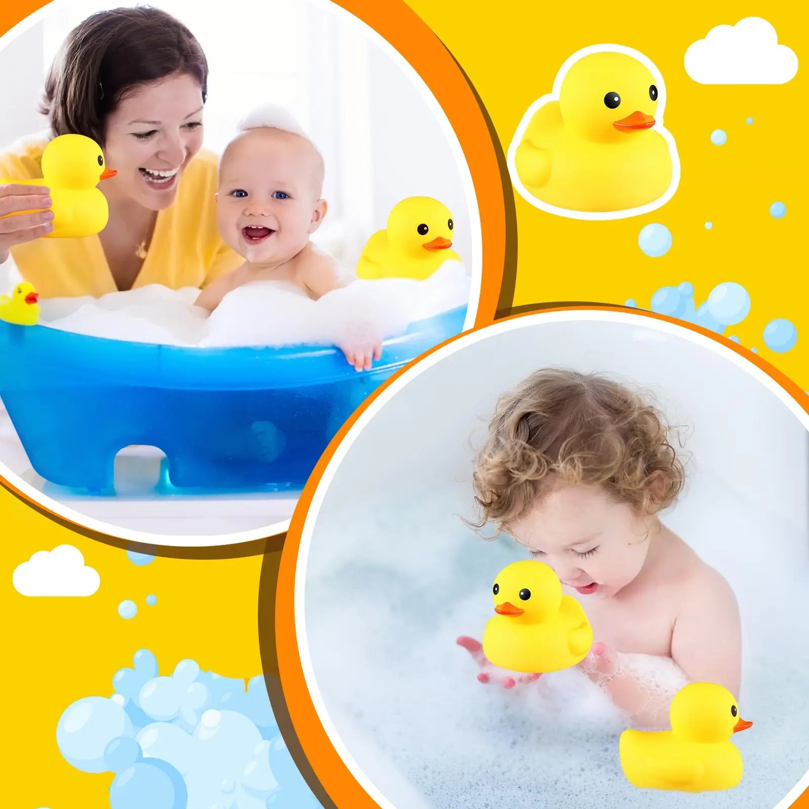 CowLost | product_id-6-89-inch-giant-rubber-duck-bath-toy-with-squeaky-sound-for-baby-shower-party |5