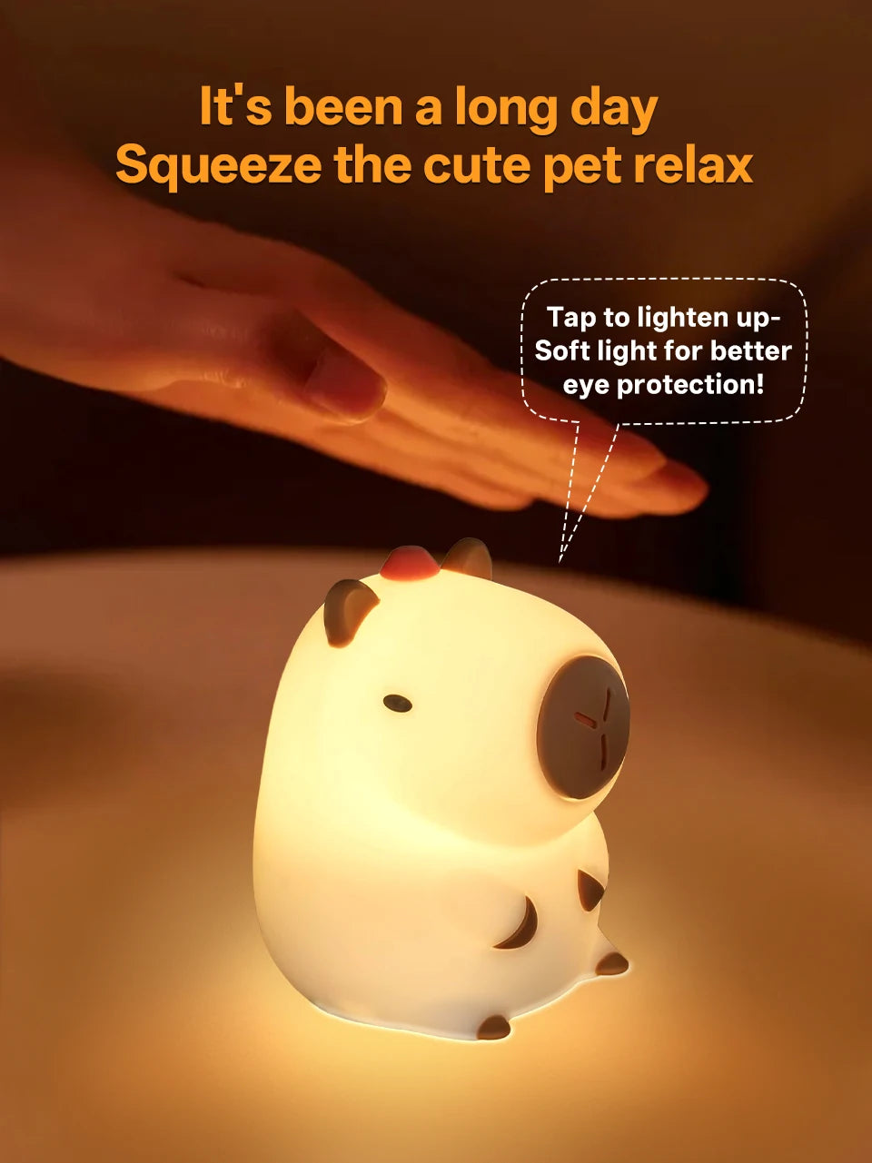 CowLost | product_id-pear-shaped-touch-controlled-7-color-dimmable-usb-rechargeable-silicone-night-light |25
