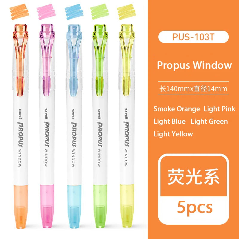 CowLost | product_id-japanese-uni-propus-window-highlighter-pen-103t-102t-double-head-no-smudging-art-marker |26