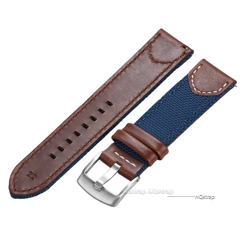 CowLost | product_id-hqstrap-quick-release-waterproof-nylon-leather-watch-strap-20mm-22mm-for-huawei-unisex-sport-wristband |16