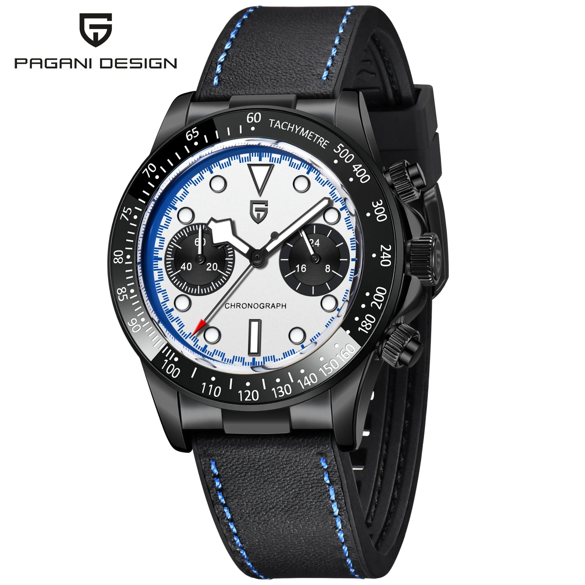 CowLost | pagani-design-2025-new-all-black-bb-panda-chronograph-luxury-quartz-watch |16