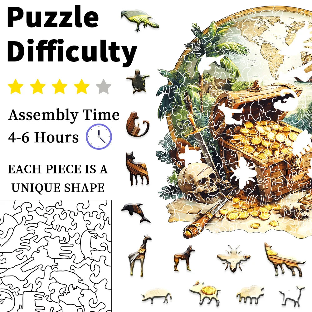 CowLost | product_id-pirate-treasure-world-wooden-jigsaw-puzzle-family-game-home-decor-gift |4