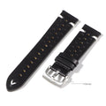 CowLost | product_id-breathable-genuine-cowhide-leather-quick-release-watch-strap-20mm-22mm-black-red-yellow-brown-unisex |13