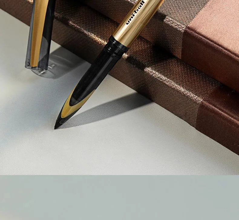 CowLost | product_id-uni-ball-air-uba-188-black-gold-series-gel-pen-quick-dry-high-end-office-pen |10