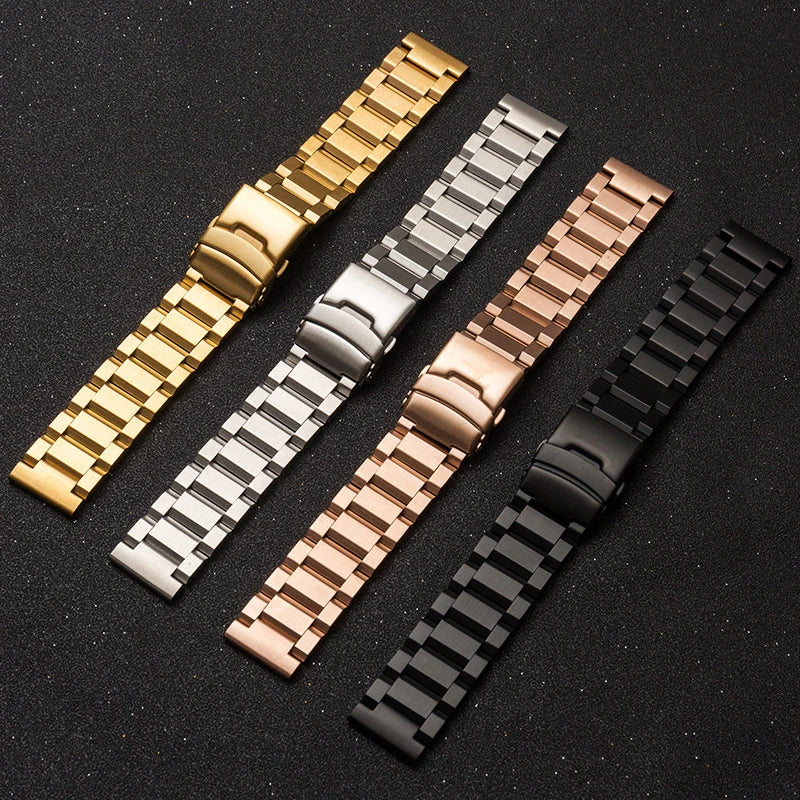 CowLost | bracelets-product_id-luxury-stainless-steel-watchband-with-solid-buckle-for-seiko-and-rolex-18-24mm-universal-strap |9