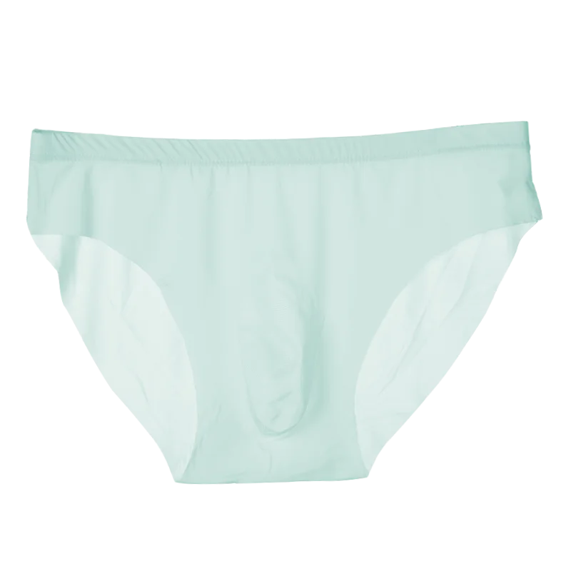 CowLost | mens-ice-silk-seamless-briefs-summer-ultra-thin-panty-transparent-sexy |24