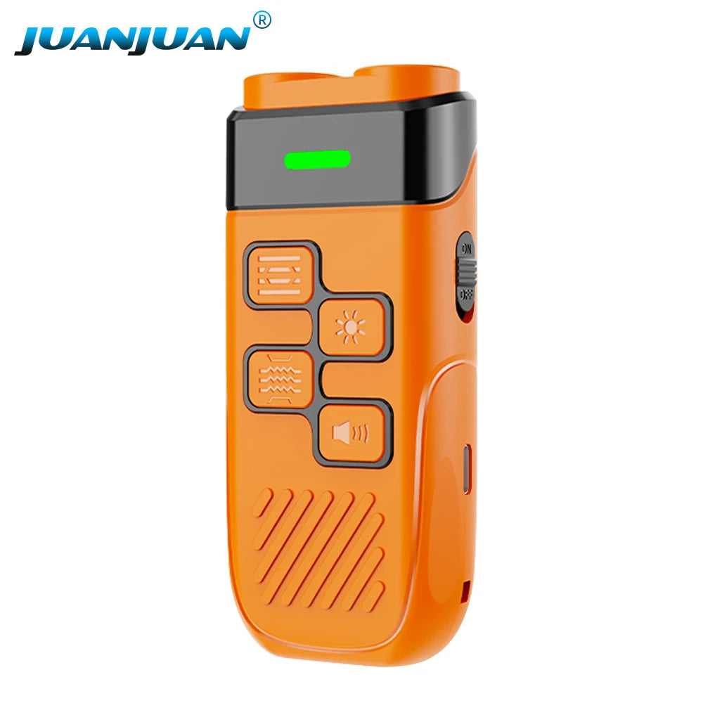 Dual Ultrasonic Rechargeable Dog Repeller with LED Flashlight for Training and Bark Deterrent