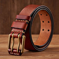 CowLost | 3-8cm-wide-vintage-mens-belt-cowhide-genuine-leather |9