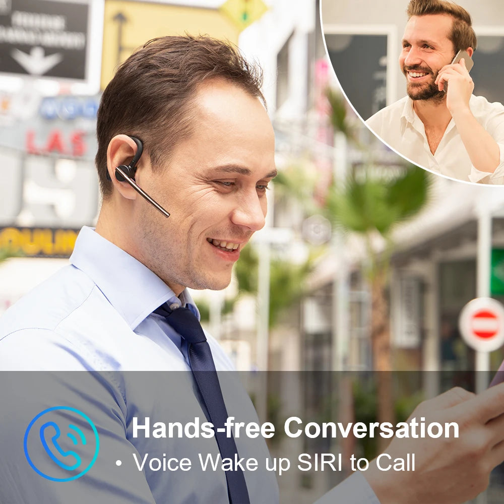 CowLost | new-bee-m50-bluetooth-headset-wireless-earpiece-earphones-24-hrs-talk-time-v5-2 |12