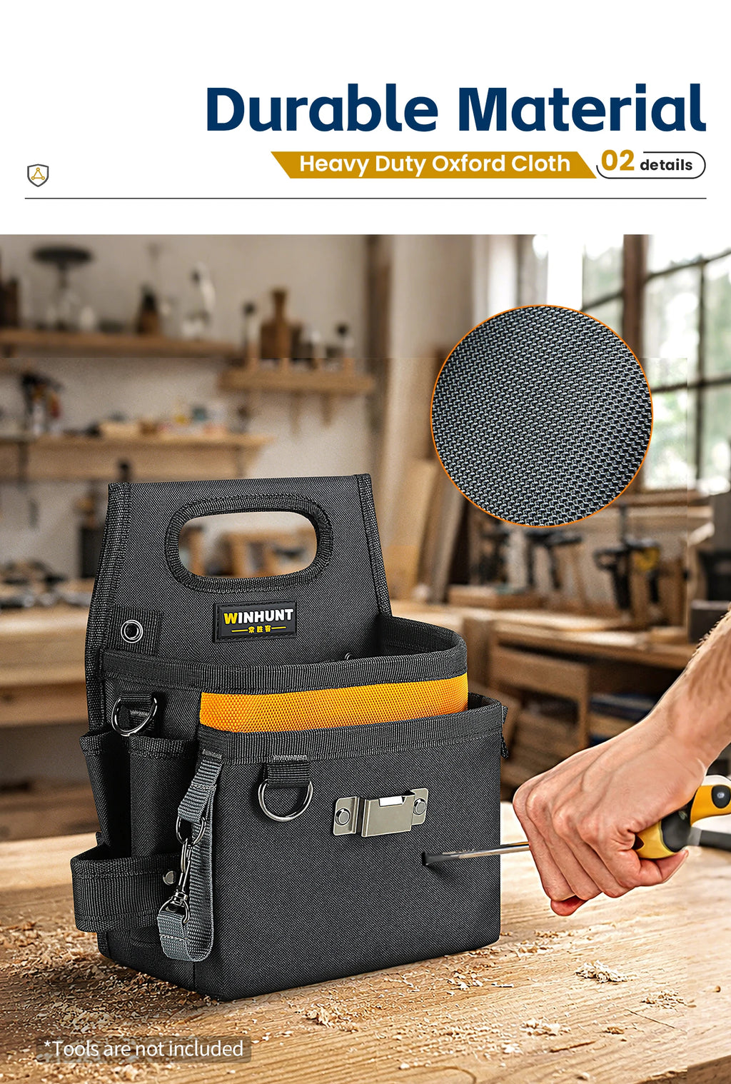 CowLost | product_id-winhunt-heavy-duty-tool-belt-pouch-with-adjustable-belt-and-multiple-pockets |10