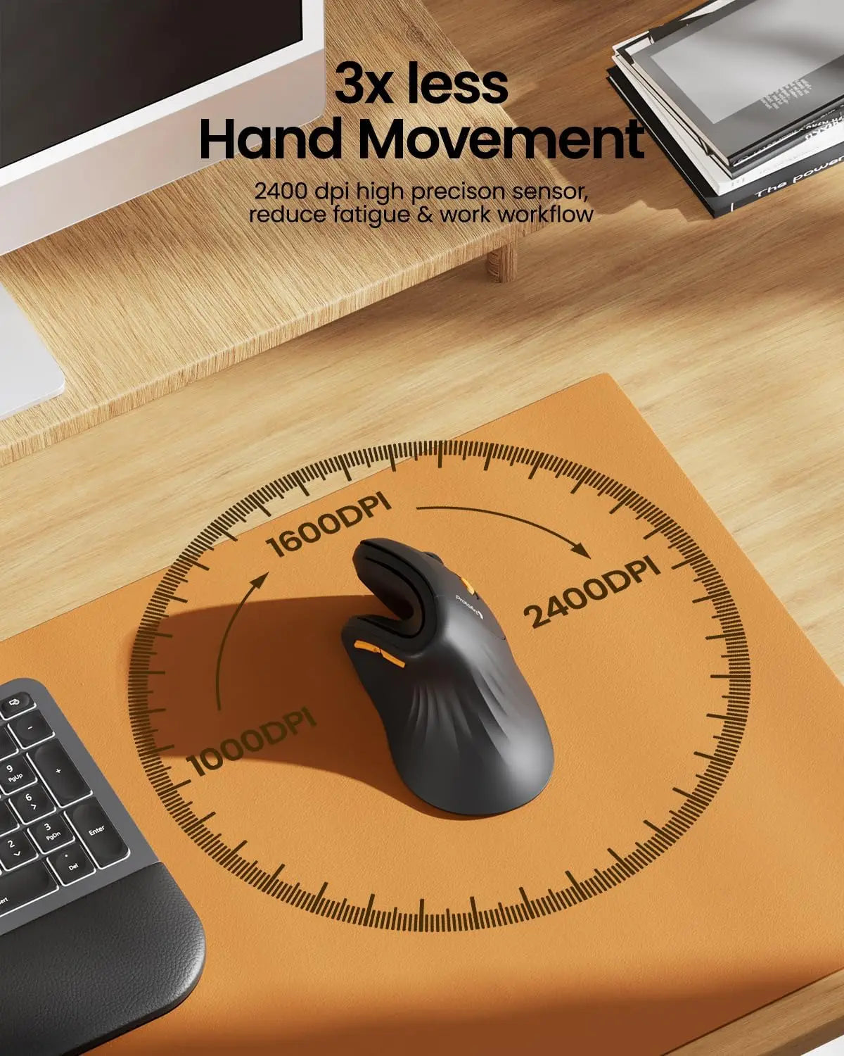 CowLost | ergonomic-mouse-wireless-vertical-mouse-or-computer-ipad-mac-windows-3-adjustable-dpi-multi-device-connection |5