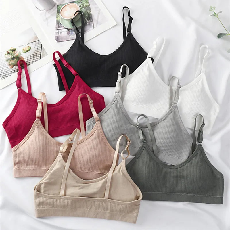 CowLost | product_id-women-seamless-ribbed-push-up-tube-top-bra-with-removable-pads-adjustable-straps |2