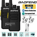 CowLost | mobile-phone-cases-baofeng-bd-v12a-mini-walkie-talkie-uhf-400-480mhz-noise-reduction-usb-c-charging |12