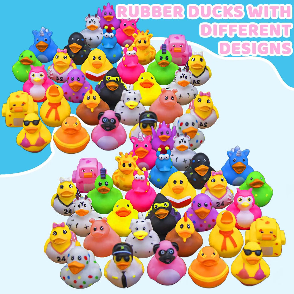 CowLost | product_id-1-100pcs-bulk-car-ducks-assortment-jeep-ducking-floater-bath-toys-party-favors |8