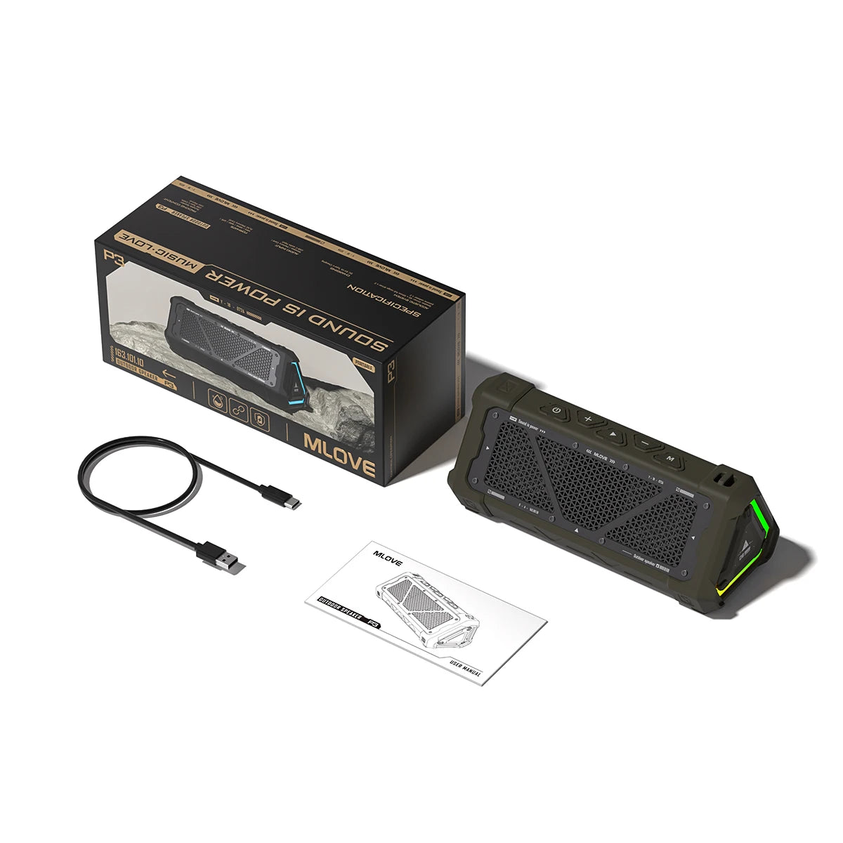 CowLost | mlove-p3-outdoor-bluetooth-speaker-40w-output-power-bluetooth-5-3-speaker-1 |17