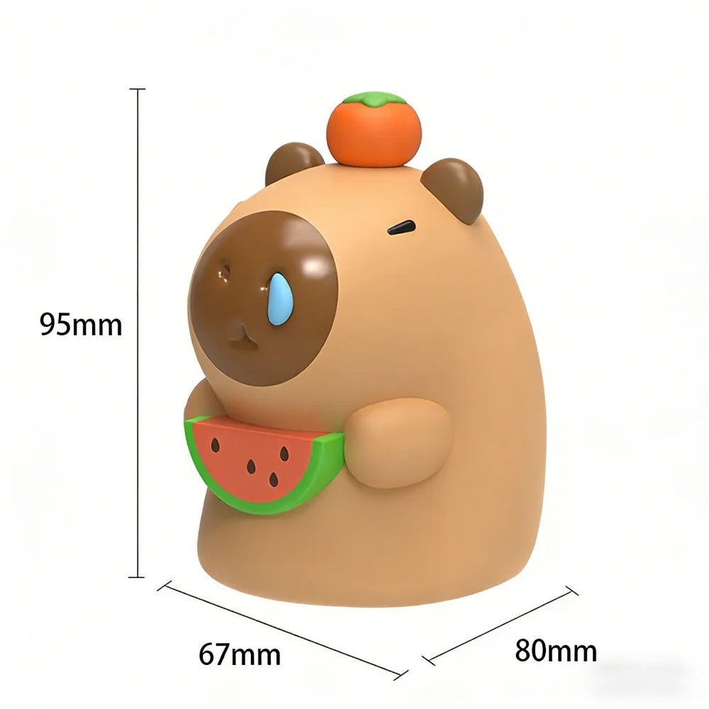CowLost | cute-pear-night-light-7-color-dimmable-touch-controlled-night-light-silicone-stress-reducing-pat-duck-lamp-usb-rechargeable-1 |4